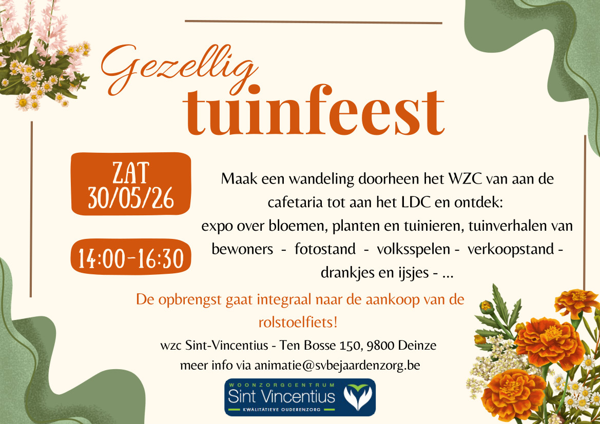 tuinfeest 2026 affiche