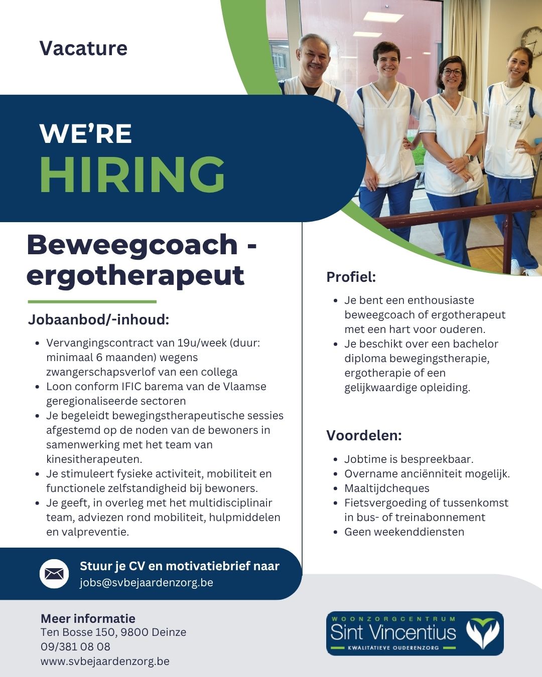 vacature beweegcoach ergo fb